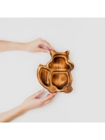 Менажница "Белочка" из Сибирского кедра