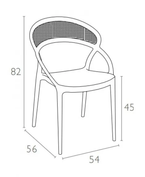 Стул Sunset белый