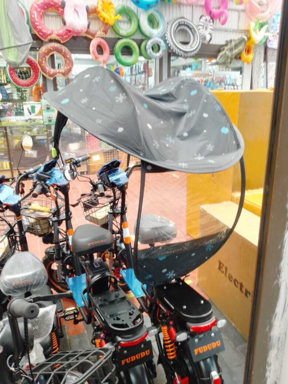 Тент дождевик на электровелосипед(колхозник)