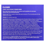 Frankly, Тонер-салфетки для сужения пор Closer, 70 шт., 105 мл (3,6 жидк. Унции)