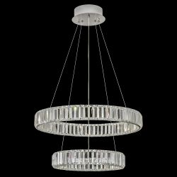 Citilux Чезаре CL338261 LED Люстра хрустальная с пультом Хром