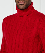 Шерстяной гольф POLO RALPH LAUREN - красный(710917035)