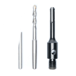 Адаптер (переходник, хвостовик) М16-SDS Plus для алмазных коронок по бетону и кирпичу в комплекте со сверлом 120 мм для дрели, перфоратора