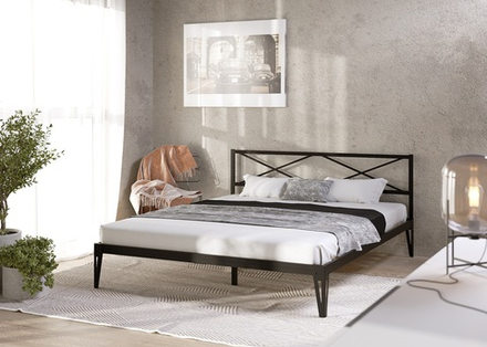 Кровать Форвард КМД 37 ТЕЯ 160 черный