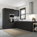 Дверца - NICKEBO IKEA/ МОРТВИКЕН   ИКЕА,  140х60 см, черный