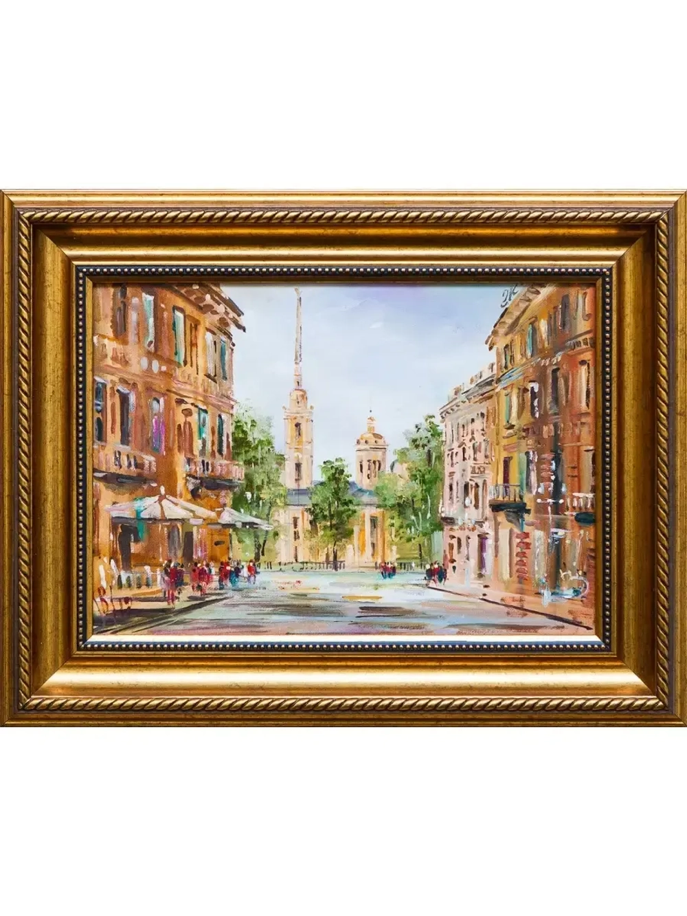 Картина маслом Петропавловская крепость Шеренкова