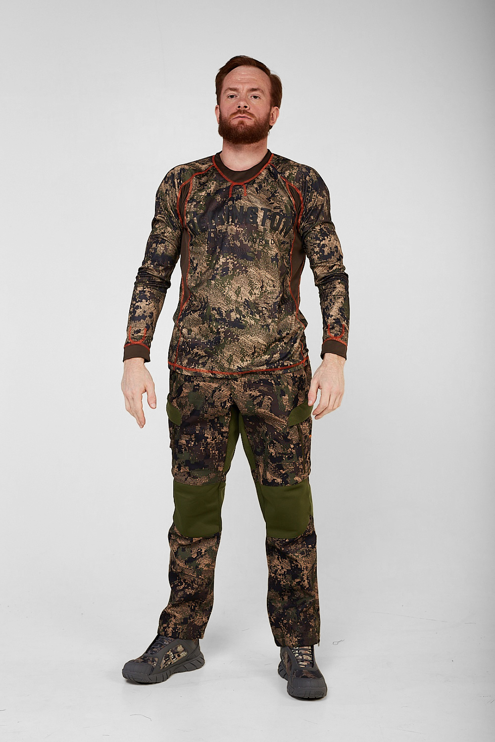 Футболка с длинным рукавом Remington Inside Fit Shirt Green Forest