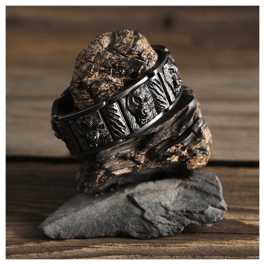 Серебряный браслет «Матерый»