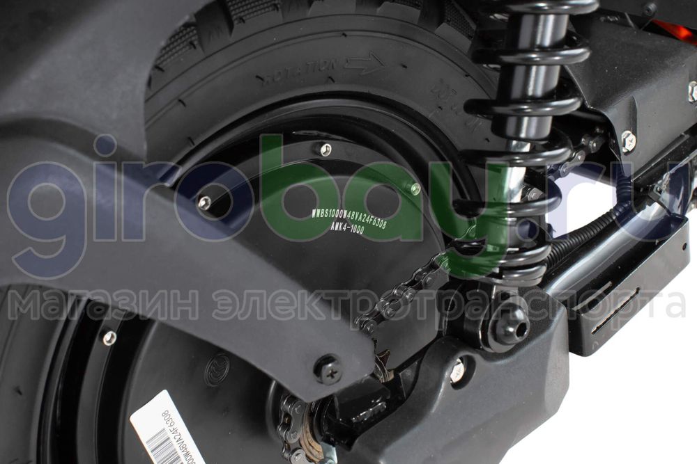 Электроскутер IKINGI XC-2 (60V/40Ah) - Черный фото №14