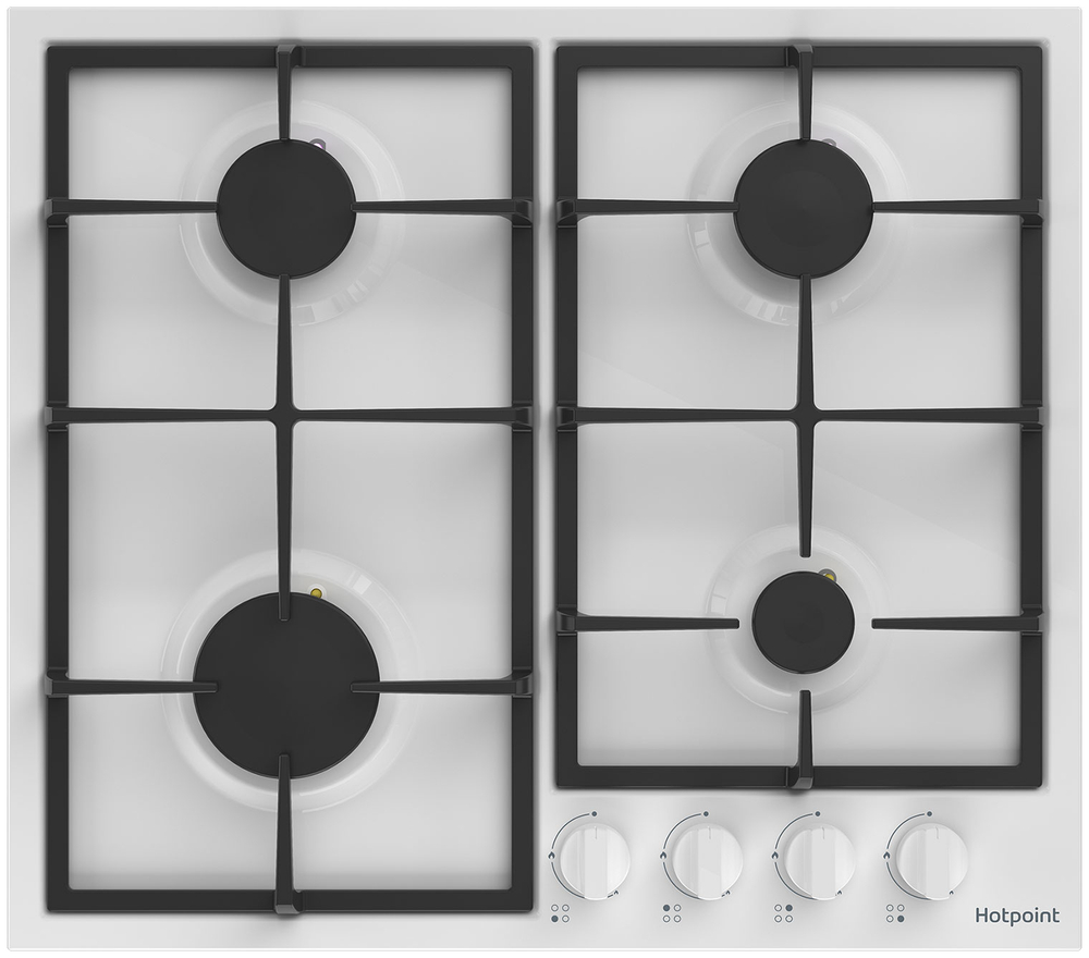 Газовая варочная панель Hotpoint HGMT 642 WH