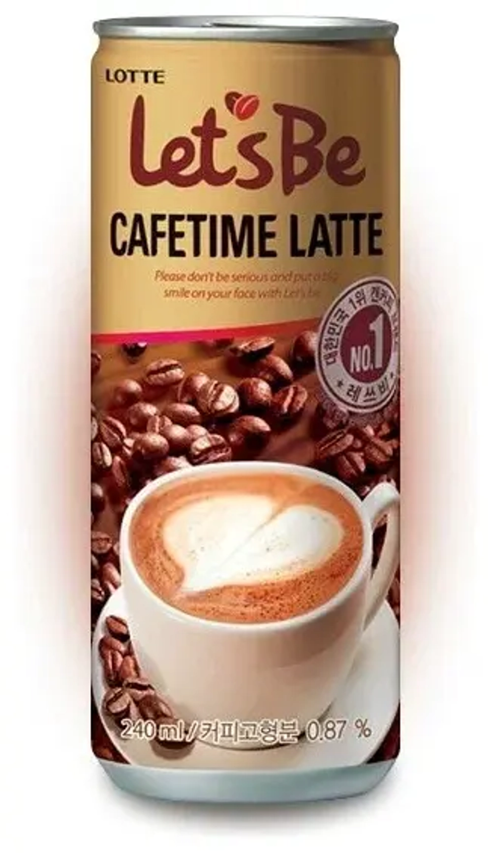 Напиток кофейный Let's Be Cafetime Latte, 240 мл