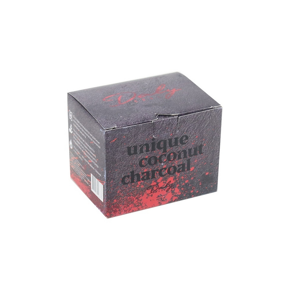 Уголь Daly кокосовый 1кг 96 шт (22 мм)