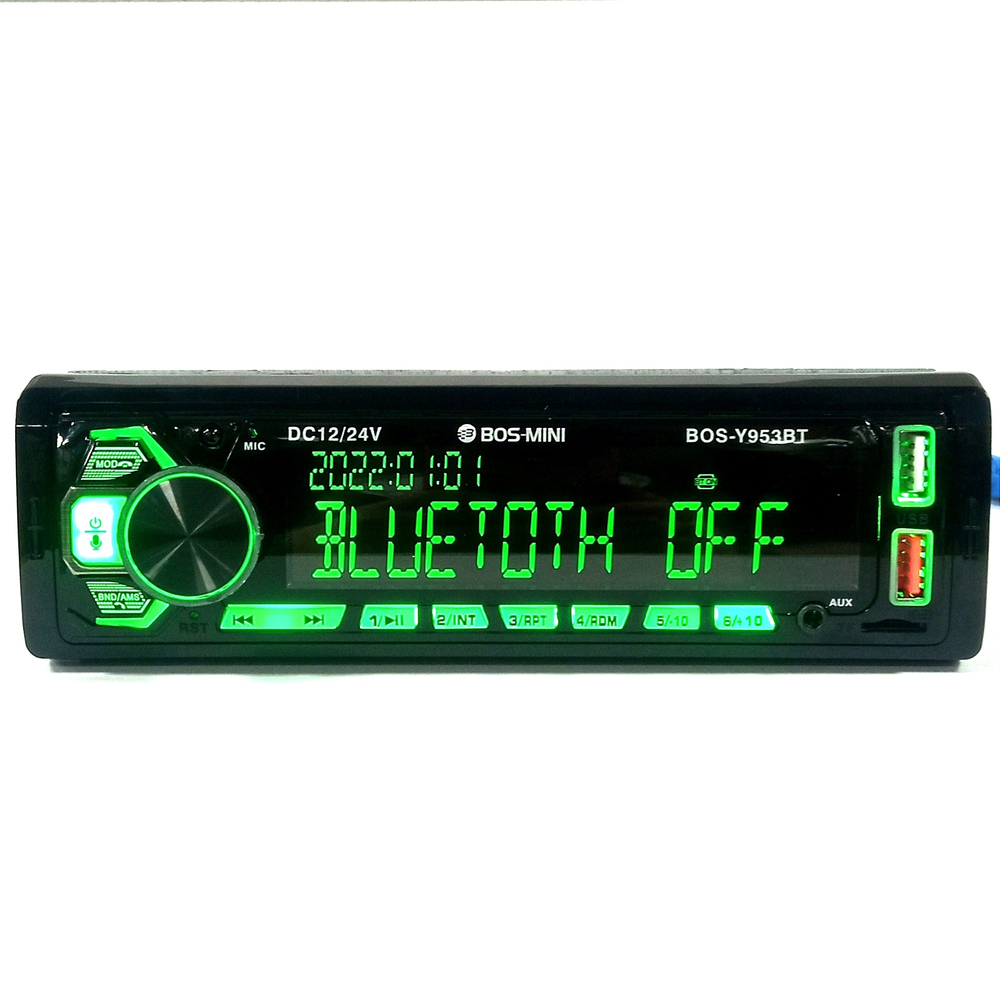 Автомагнитола BOS-MINI BOS-Y953BT (12В-24В)