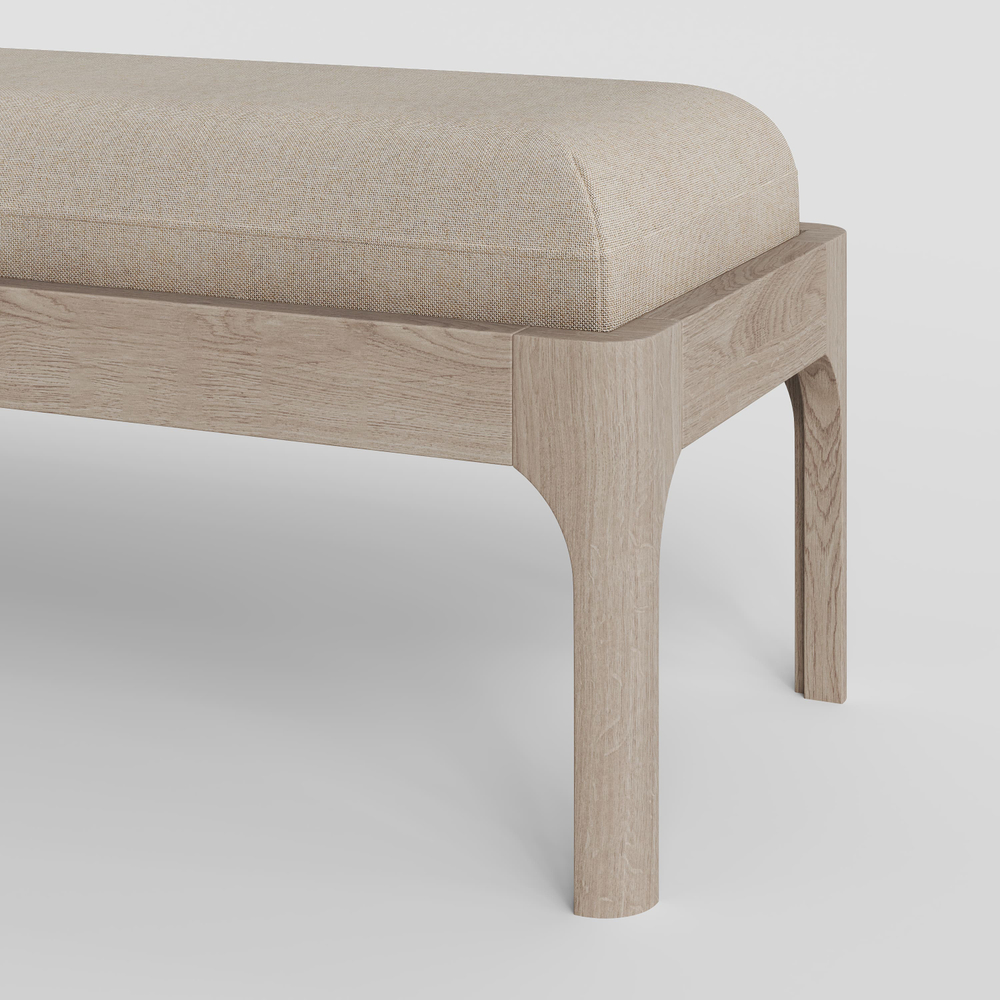 Банкетка Lugos'Art из массива дуба