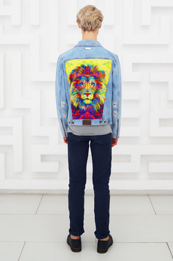LIGVIANNI Джинсовая куртка Denim Jacket Lion