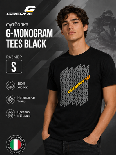 Футболка G-MONOGRAM TEES BLACK S