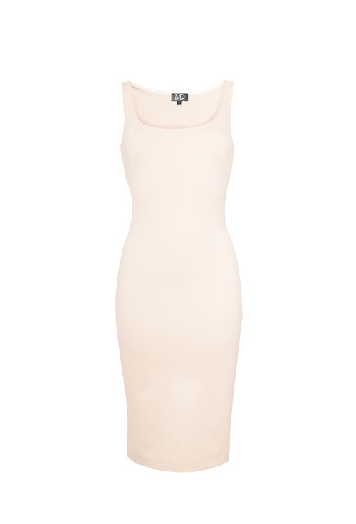 Платье-майка молочное 22-16SS