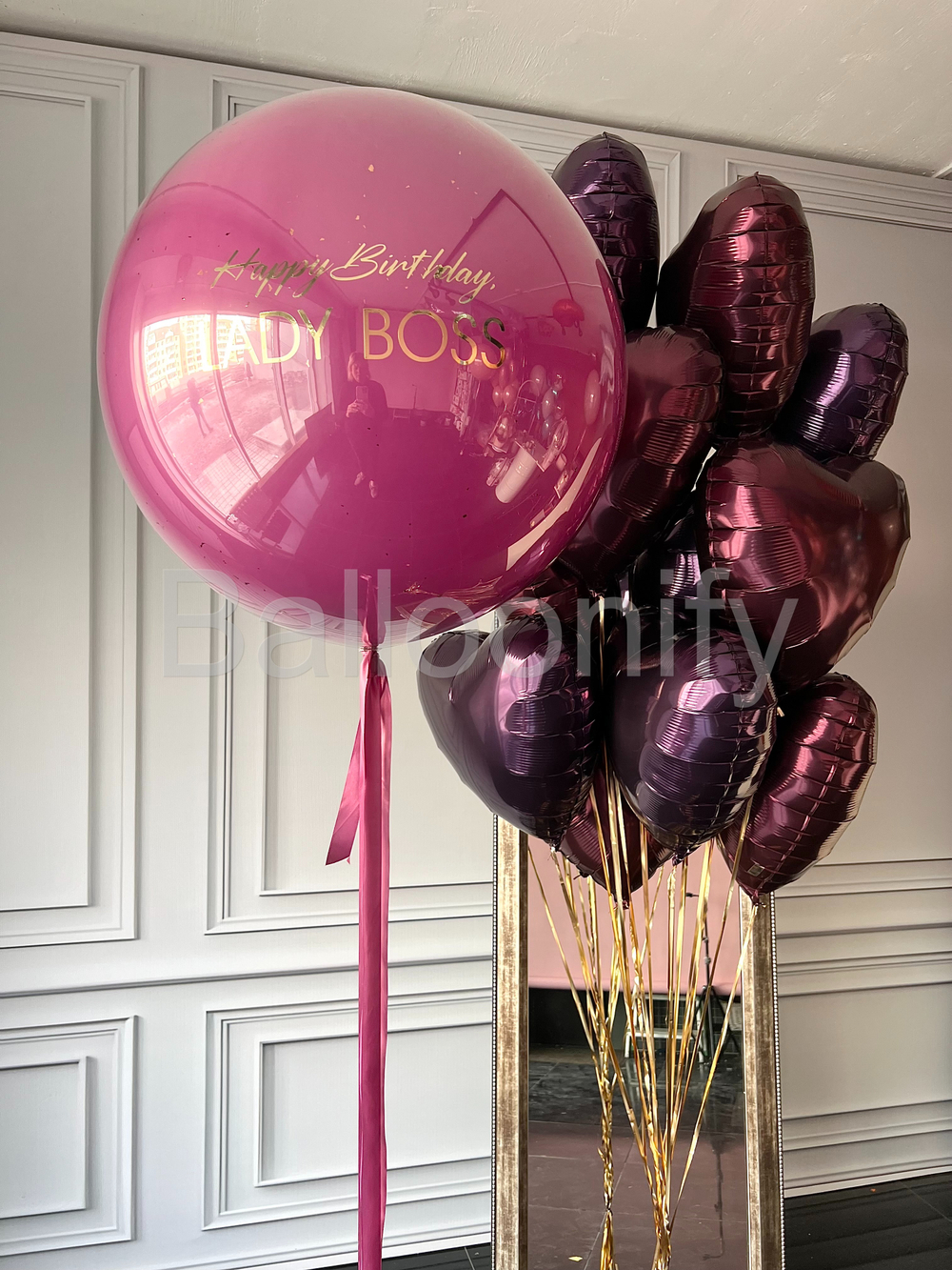 Набор шаров "Леди Босс" с фонтаном