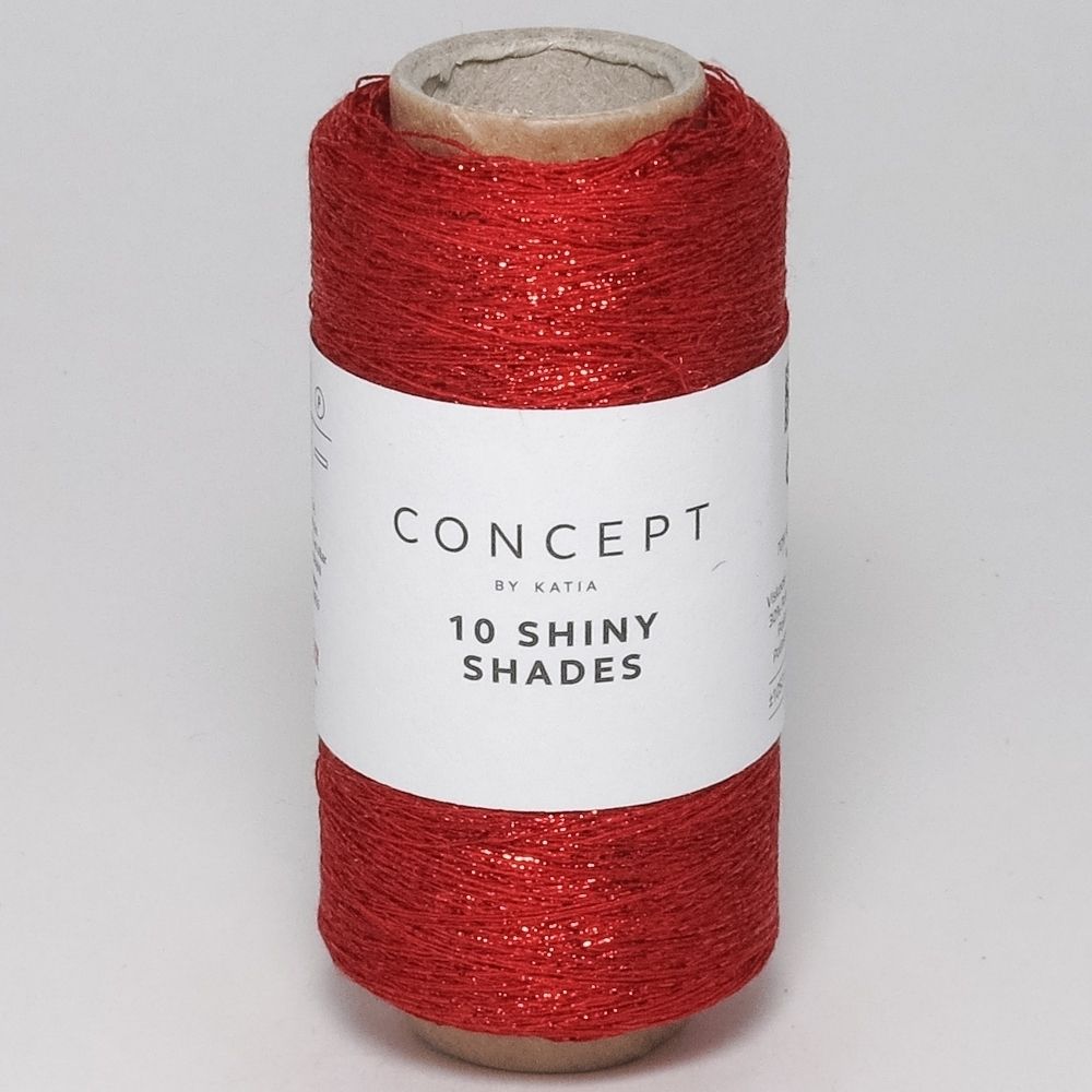 Пряжа KATIA Concept 10 Shiny Shades 90/Красный)