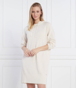 хлопковое платье vestito Armani Exchange - кремовый(6LYA1Y YMT8Z)