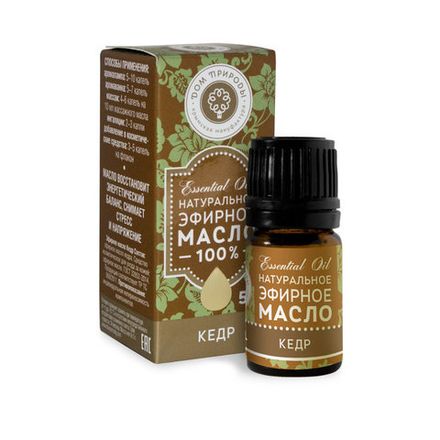 Натуральное эфирное масло "Кедр"