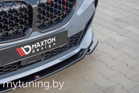 Сплиттер бампера переднего для BMW 1 серии F40 M-Pack (19-...)