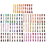 Нитки для вышивания (мулине), набор 150 цветов, 8 м, полиэфир, DEVELIA (Девелиа), 665433