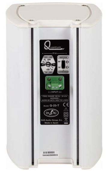 DAS AUDIO Q-23-T White Пассивная АС 2х3" динамика. 160 Вт