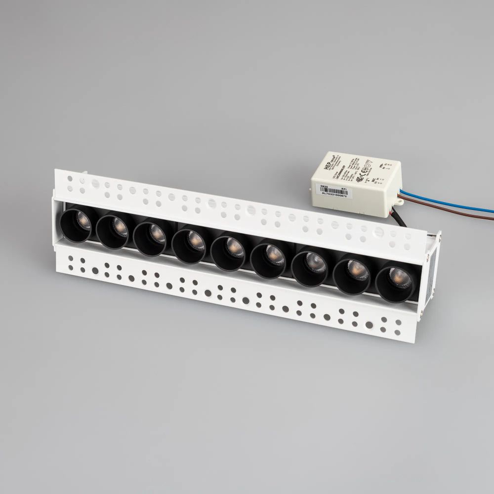 Светильник MS-ORIENT-BUILT-TRIMLESS-TC-S38x277-20W Day4000 (WH-BK, 30 deg, 230V) (Arlight, IP20 Металл, 5 лет) 032226