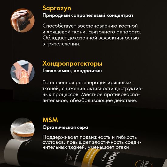 Трансдермальный комплекс Сапронол Артро (Sapronol Arthro)