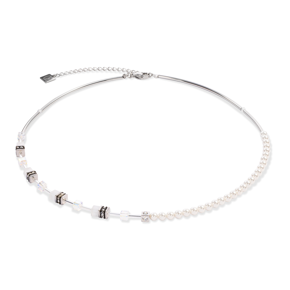 Колье Coeur de Lion White-Silver 4087/10-1417