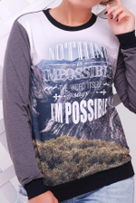 Свитшот "Cotton" KF-1370C