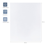 Холст на картоне Гамма "Студия", 40*50см, 100% хлопок, 280г/м2, мелкое зерно