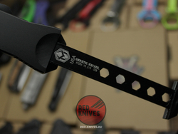 Нож Heretic Hydra V4 Single Edge S/E Standard - черная рукоять, светлый клинок
