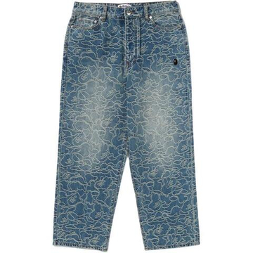 A Bathing Ape Bathing Ape Straight Leg Trousers
