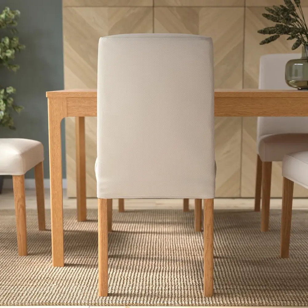 Стул - BERGMUND IKEA/ БЕРГМУНД ИКЕА, 95х52х59 см, бежевый