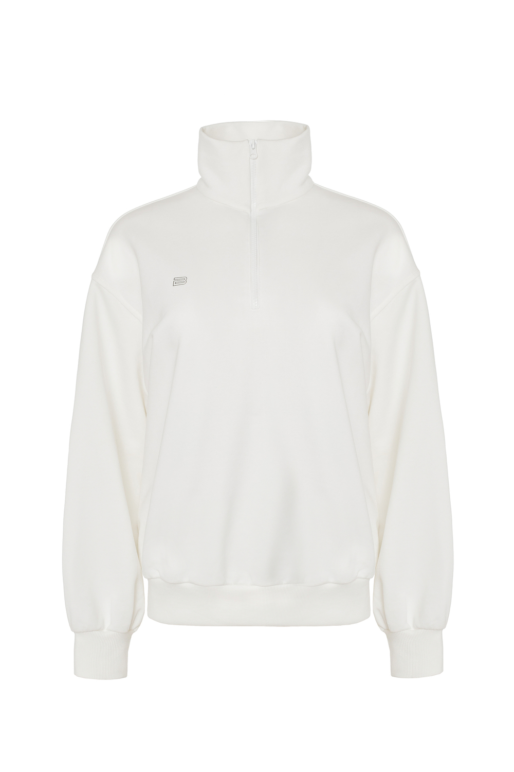 «City vibe half-zip» Свитшот свободного кроя с принтом.