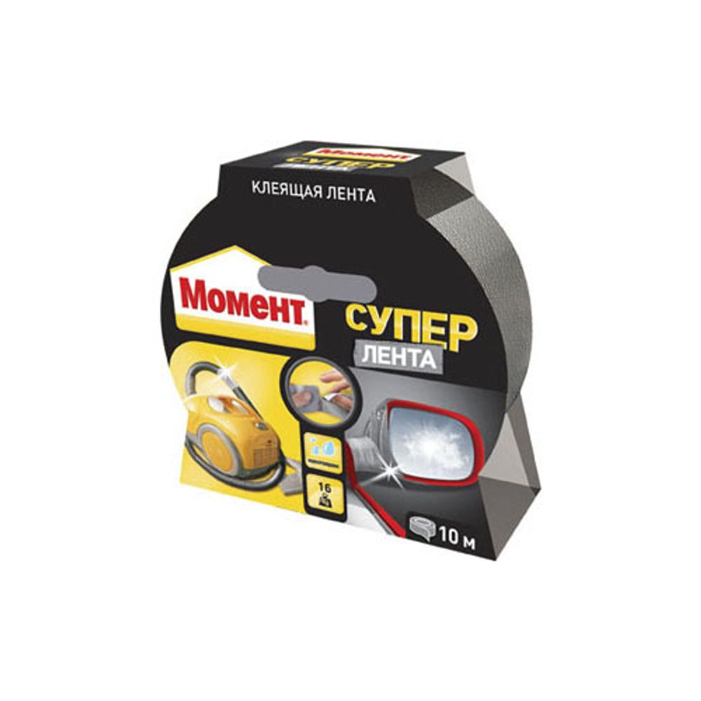 Клейкая лента Момент 1760304 Супер серебро 10 м. NEW | Момент