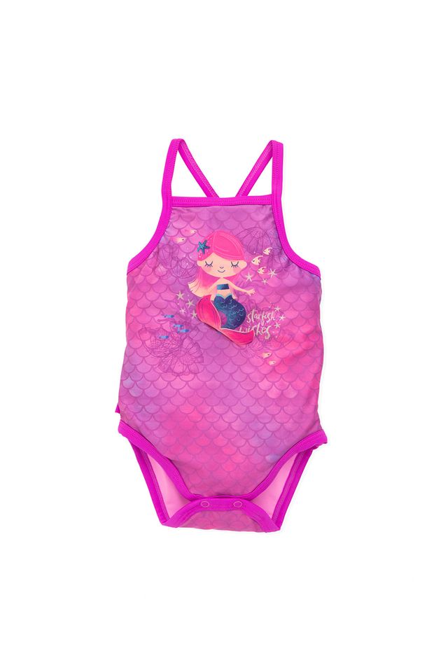 Яркий купальник с объемными деталями Purple