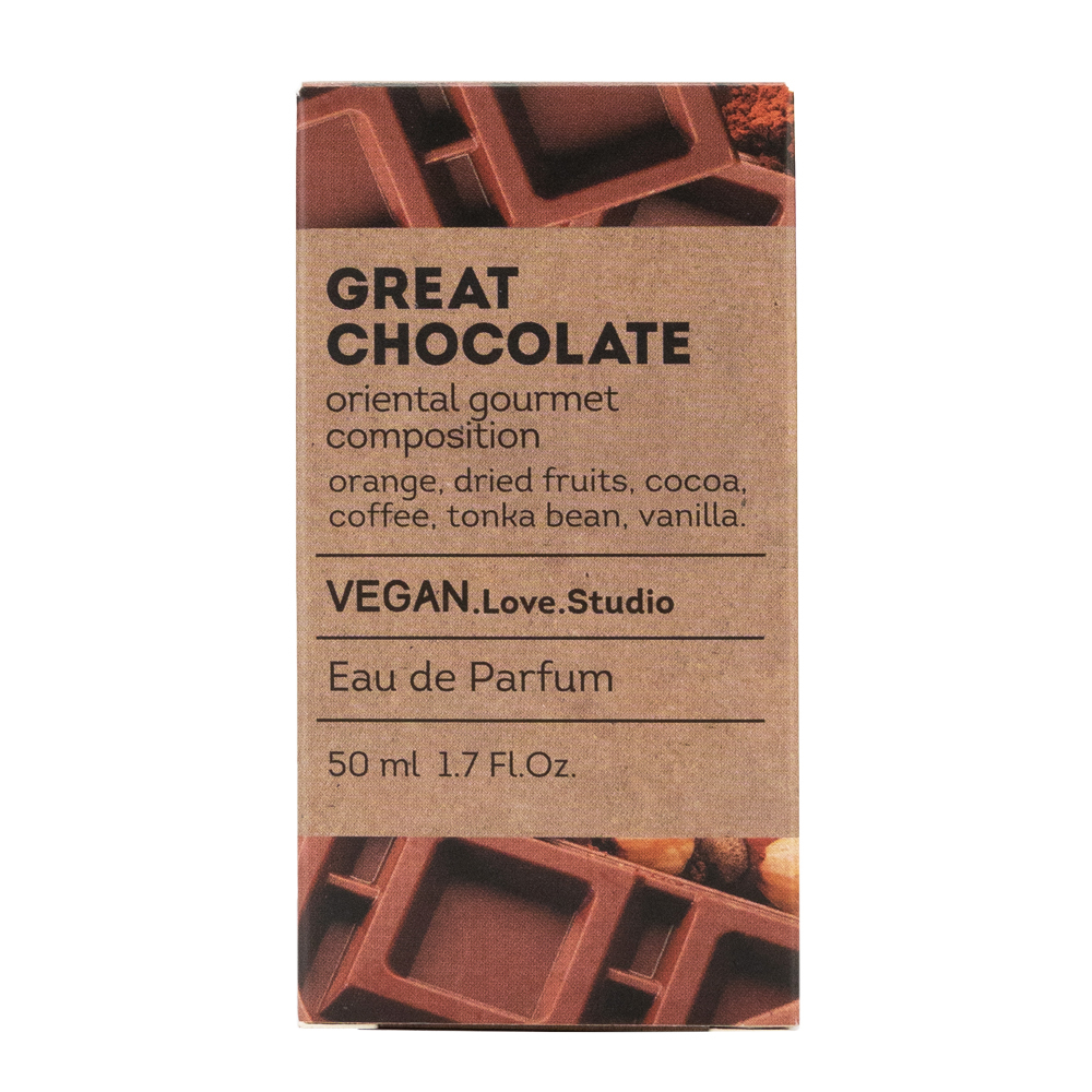 Вода парфюмерная Vegan Love Studio Great Chocolate (Веган Лав Студио Грейт Чоколэйт) – 50ml for women