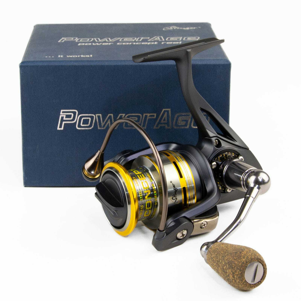 Катушка безынерционная Stinger PowerAge 2000 (2000, 8+1BB, мет. шпуля)