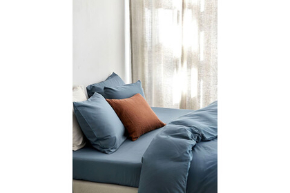 Постельное белье GoodNight Essential дуэт синий