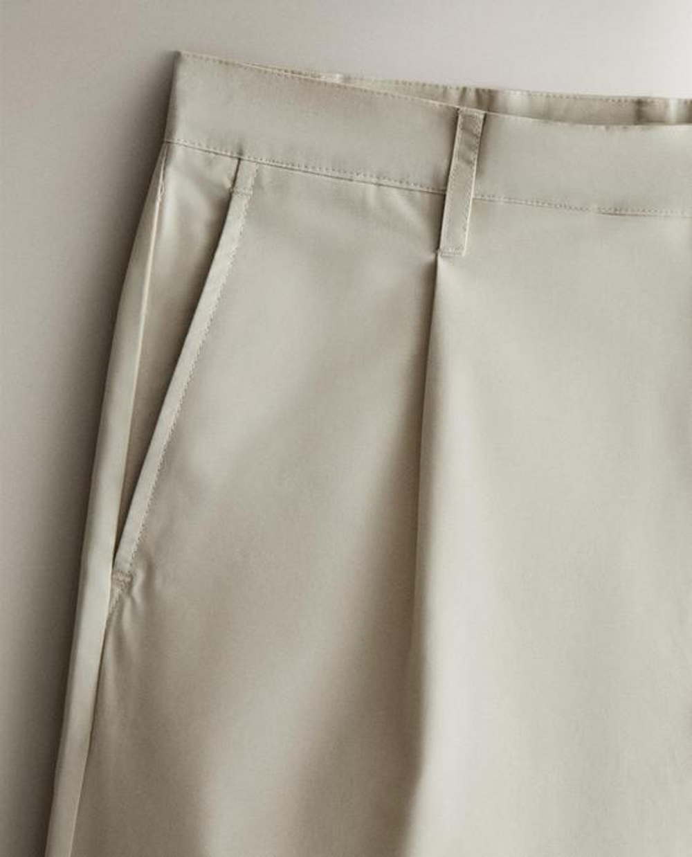 ZARA HOME ШОРТЫ-БЕРМУДЫ ДЛЯ ГОЛЬФА, ЭКРЮ