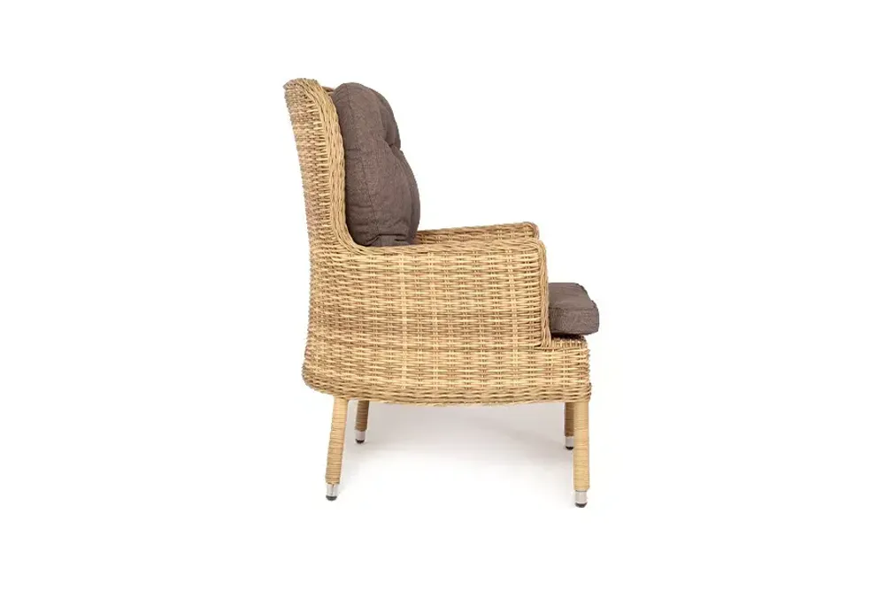 "Алиса" кресло плетеное, цвет соломенный