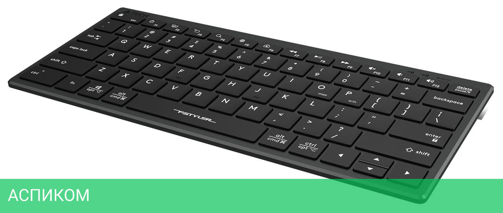 Клавиатура A4Tech Fstyler серый (FX51)
