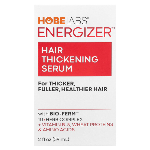 Hobe Labs, Energizer, сыворотка для густоты волос, 59 мл (2 жидк. унции)