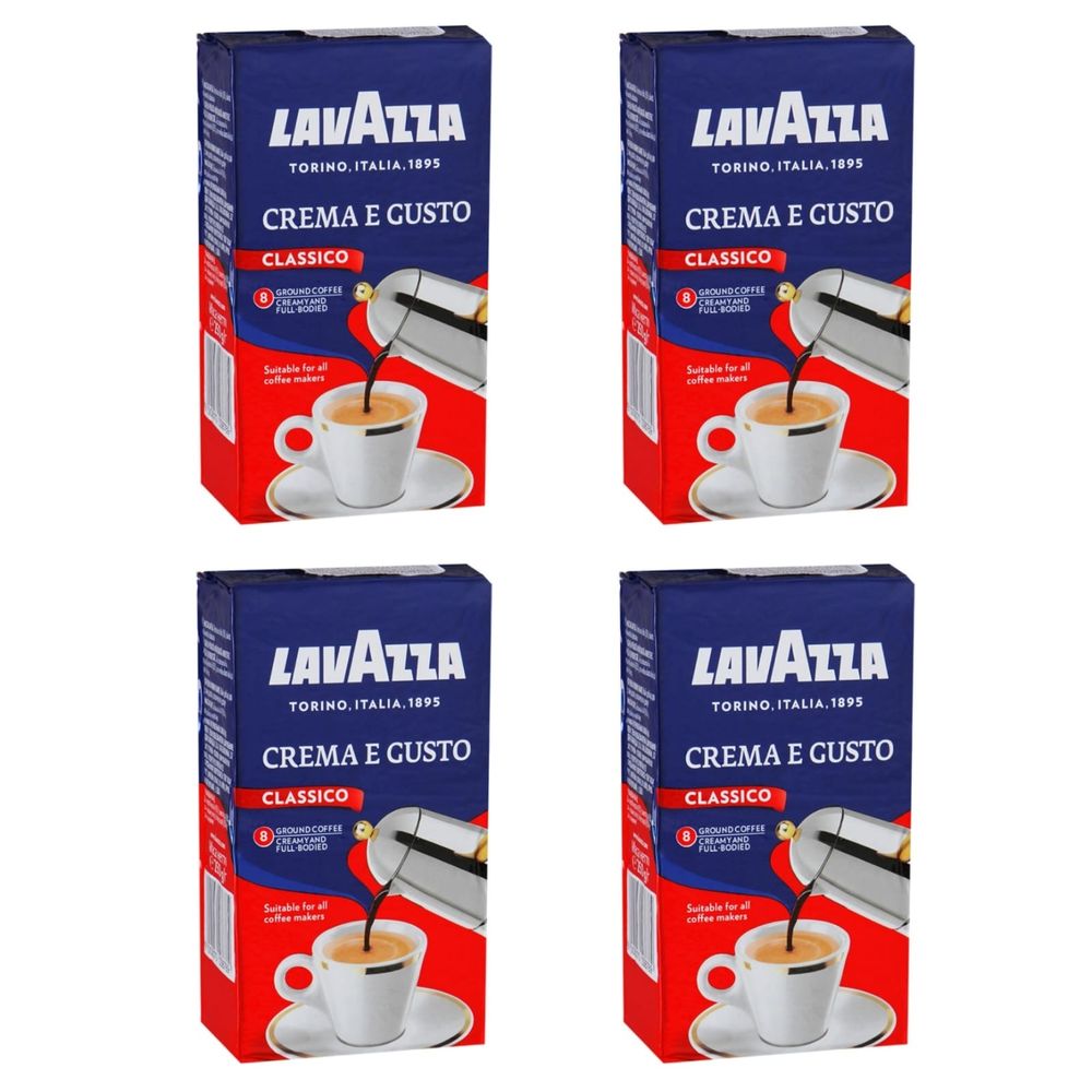 Кофе молотый Lavazza Crema e Gusto, 250 г x 4 шт