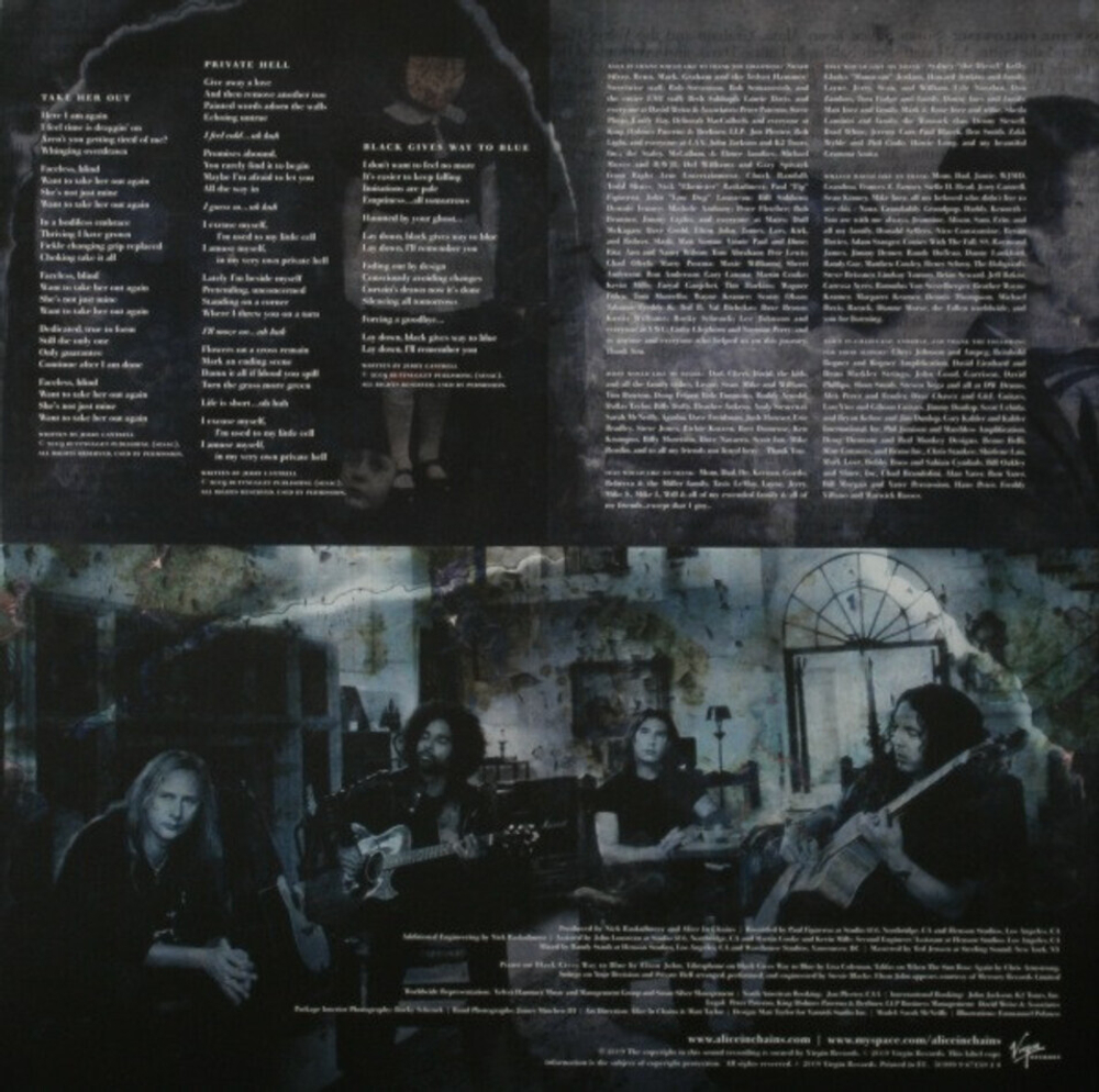 Alice In Chains / Black Gives Way To Blue (Clear Vinyl)(2LP+CD)