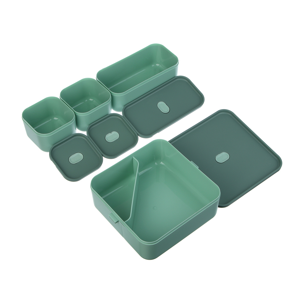 Ланч-бокс двухуровневый, премиум, полипропилен