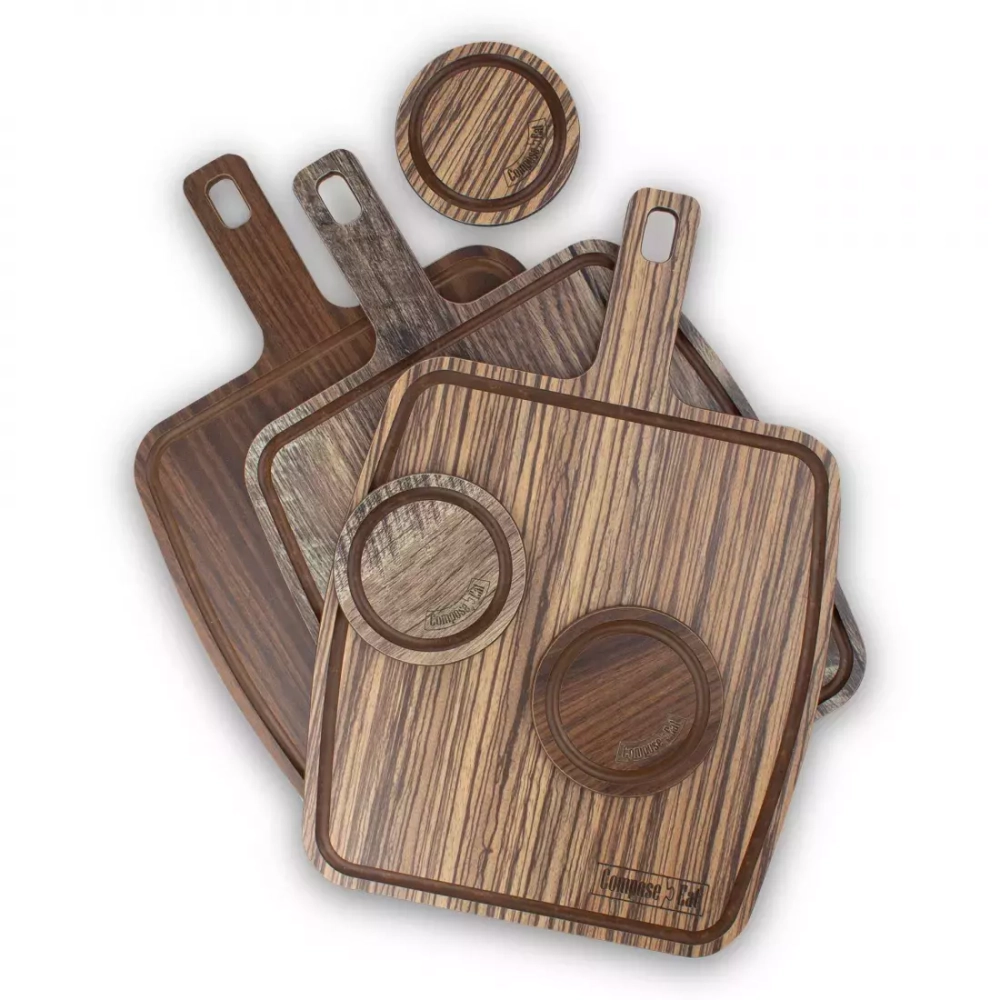 Доска разделочная с ручкой 25х36см ComposeEat Fashion дуб мореный